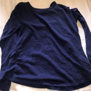 simple navy sweater